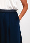 Gerry Weber Banded Waist A-Line Skirt, Navy