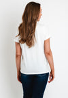 Gerry Weber Abstract Sequin Design T-Shirt, White.