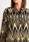 Gerry Weber Chevron Tunic Shirt, Black