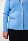 Gerry Weber Buttoned Knit Cardigan, Blue