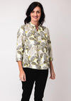 Gerry Weber Floral Print Tunic Top, Green