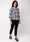 Gerry Weber Floral Print Tunic Top, Blue