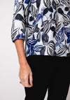 Gerry Weber Floral Print Tunic Top, Blue