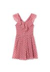 Mayoral Older Girl Embroidered V-neck Dress, Blush