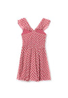 Mayoral Older Girl Embroidered V-neck Dress, Blush