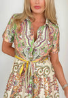 Girl in Mind Aurora Paisley Print Shirt Dress, Multicoloured