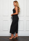 Girl In Mind Tara Square Neck Culotte Jumpsuit, Black