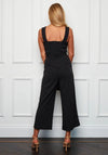 Girl In Mind Tara Square Neck Culotte Jumpsuit, Black