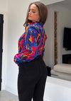 Girl In Mind Emilia Abstract Print Blouse, Multi