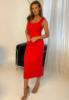 Girl in Mind Jamie Waistcoat and Vicky Skirt Co-Ord, Red