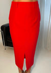 Girl in Mind Jamie Waistcoat and Vicky Skirt Co-Ord, Red