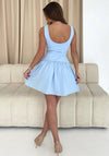 Girl in Mind Codi Low Back Mini Dress, Sky Blue