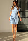 Girl in Mind Ami Tulip Mini Dress, Sky Blue