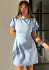 Girl in Mind Ami Tulip Mini Dress, Sky Blue