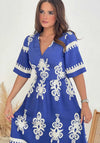 Girl in Mind Suzanne Midi Dress, Cobalt