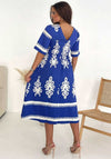 Girl in Mind Suzanne Midi Dress, Cobalt
