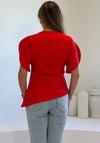 GIRL IN MIND SPLIT SLEEVE ASYMETRIC TOP
