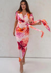 GIRL IN MIND DREW PUFF SLEEVE WRAP FRONT