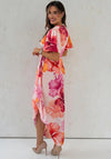GIRL IN MIND DREW PUFF SLEEVE WRAP FRONT