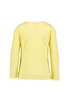 Blue Seven Girl Long Sleeve Love Top, Yellow