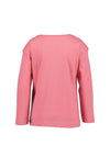 Blue Seven Girl Long Sleeve Popcorn Top, Pink