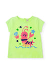 Tuc Tuc Girl Short Sleeve Crab Tee, Green