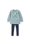 Mayoral Mini Girl Jumper and Legging Set, Green