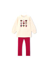 Mayoral Mini Girl Jumper and Legging Set, Red