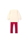 Mayoral Mini Girl Jumper and Legging Set, Red