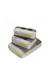 Go Travel Set of 3 Packing Cubes, Yellow