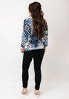 Sunday by Godske Animal Print Blouse, Blue Multi