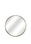 Fern Cottage Medium Round Wall Mirror, Gold