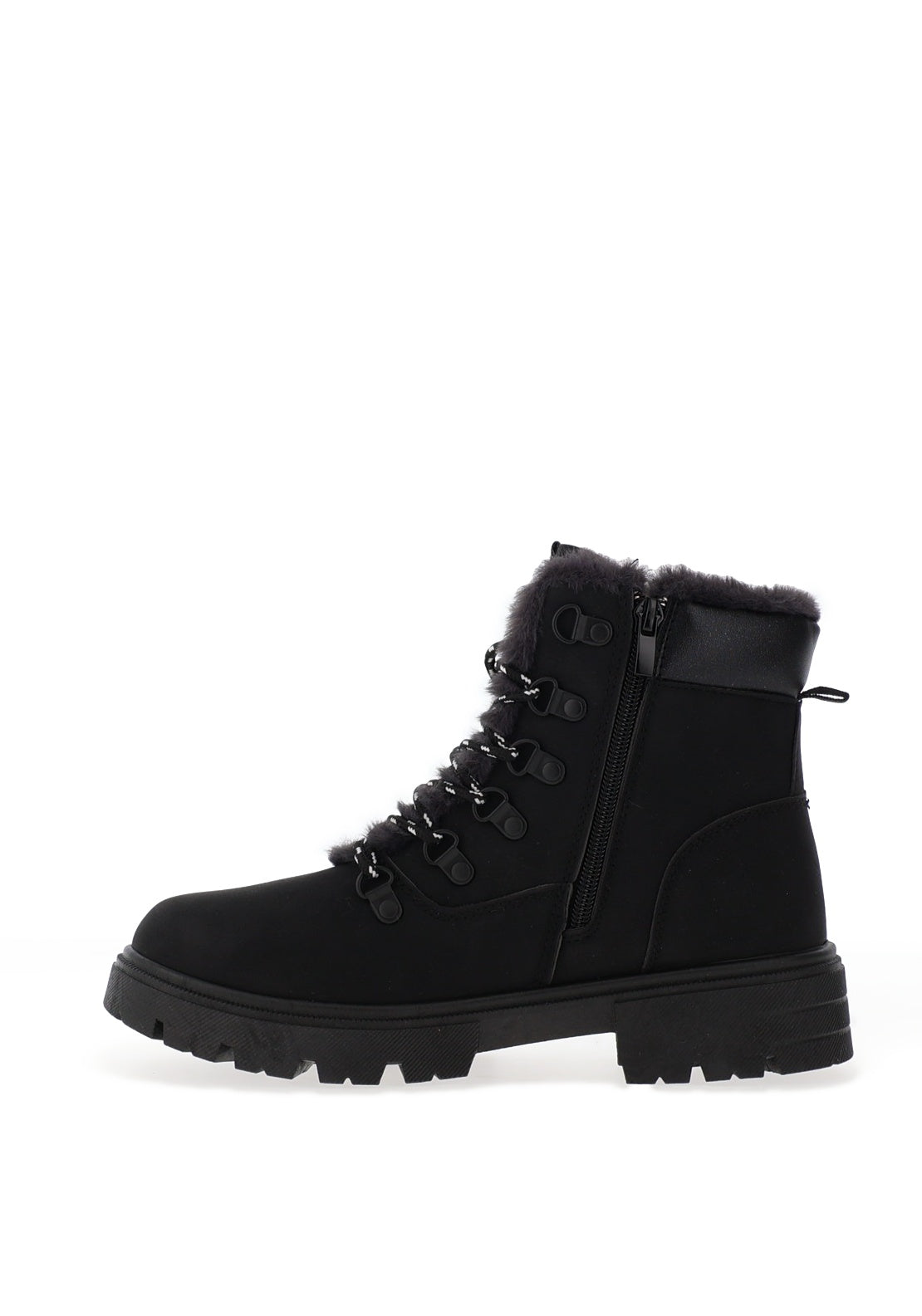 Gordon Jack Elsa Faux Fur Lined Ankle Boots, Black
