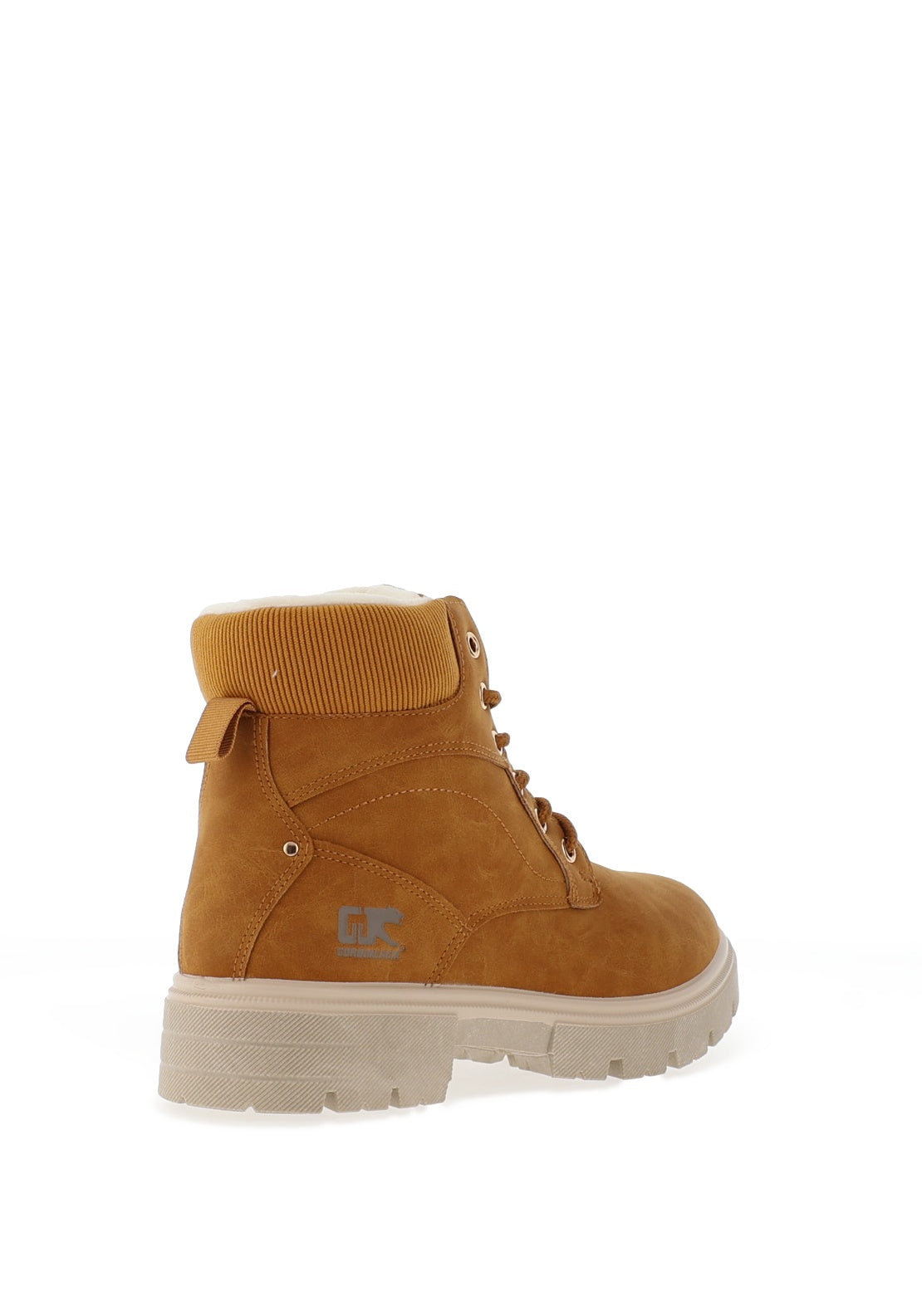 Gordon Jack Peach Fleece Lined Ankle Boots, Tan