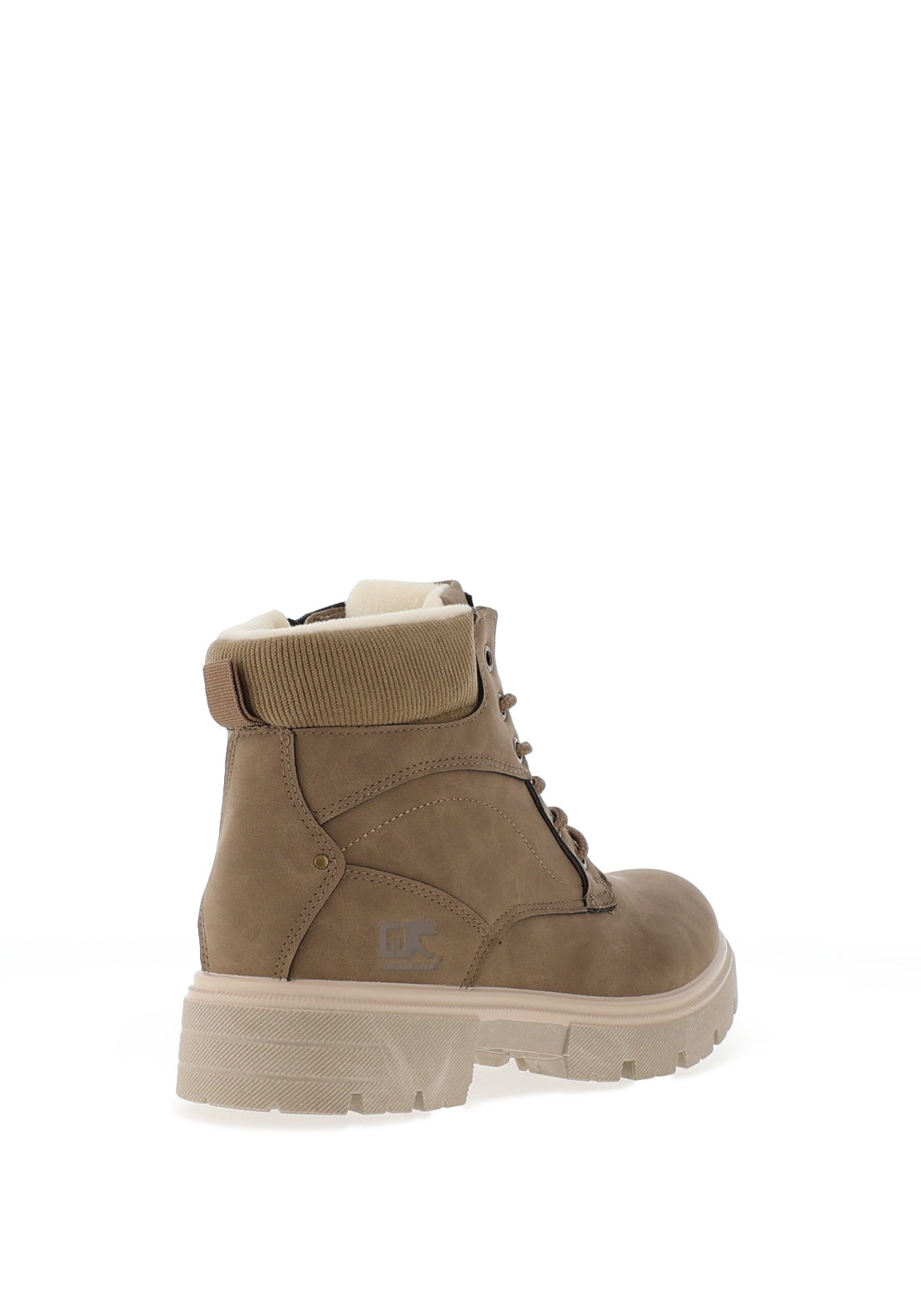 Gordon Jack Peach Fleece Lined Ankle Boots, Taupe