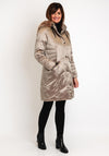 Green Goose Faux Fur Thermal Lining Coat, Champagne