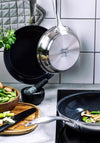 GreenChef Non Stick 30cm Frying Pan, Silver