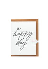 The Pear in Paper “A Happy Day” Greetings Card