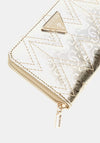 Guess Adelard SLG Medium Zip Around Wallet, Gold