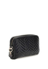 Guess Anning Quilted Crossbody Bag, Black