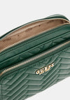 Guess Anning Quilted Crossbody Bag, Green