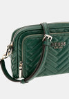 Guess Anning Quilted Crossbody Bag, Green