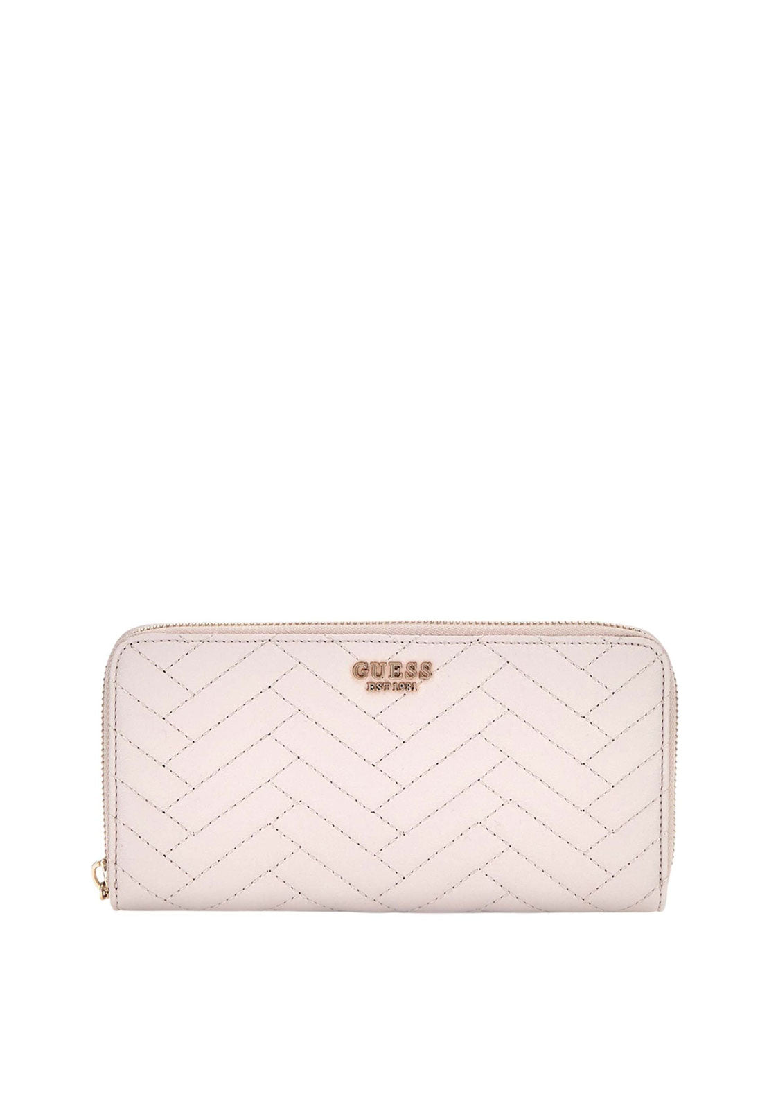 Guess Anning SLG Quilted Wallet, Stone