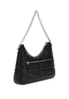 Guess Assia Quilted Shoulder Bag, Black