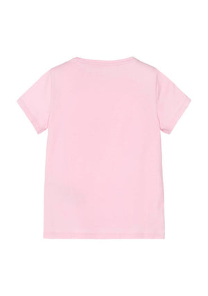 Guess Baby Girl Floral Short Sleeve Tee, Pink