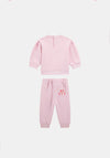 Guess Baby Girl 3D Love Tracksuit, Pink
