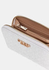 Guess Betula Patent 4G Print Wallet, White