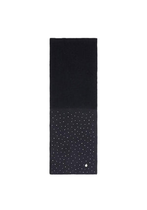 Guess Rhinestone Knit Scarf, Black