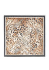 Guess Leopard Print Scarf, Brown