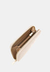 Guess Calebra Logo Script Medium Wallet, Off White